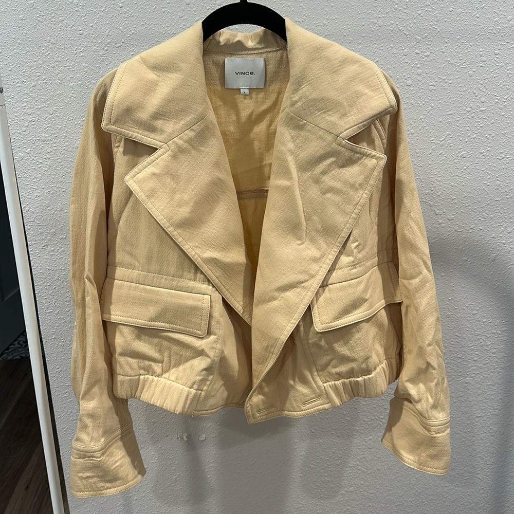 Vince 100% cotton jacket. Never worn.